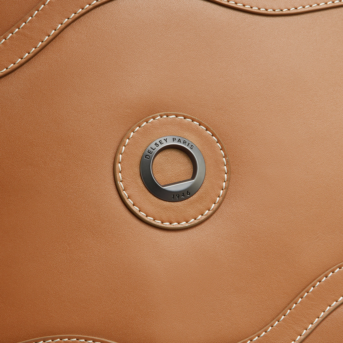 CHATELET AIR 2.0 Leather Backpack, Cognac - Delsey Paris
