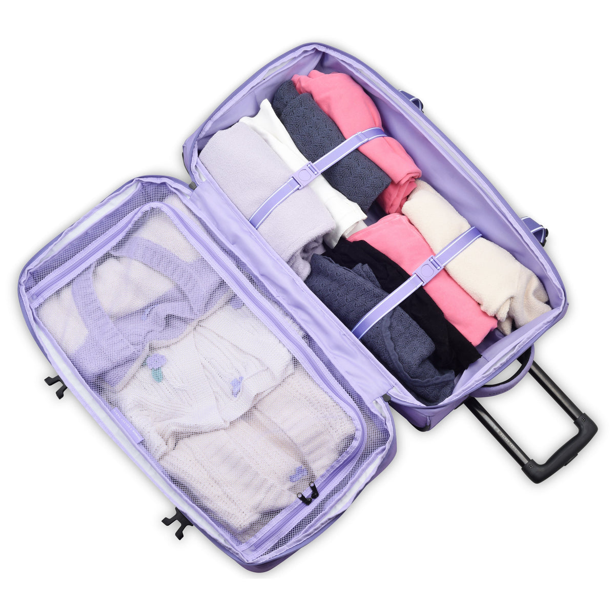 ON A ROLL 28-Inch 2-Wheeled Duffel Bag, Lavender - Delsey Paris