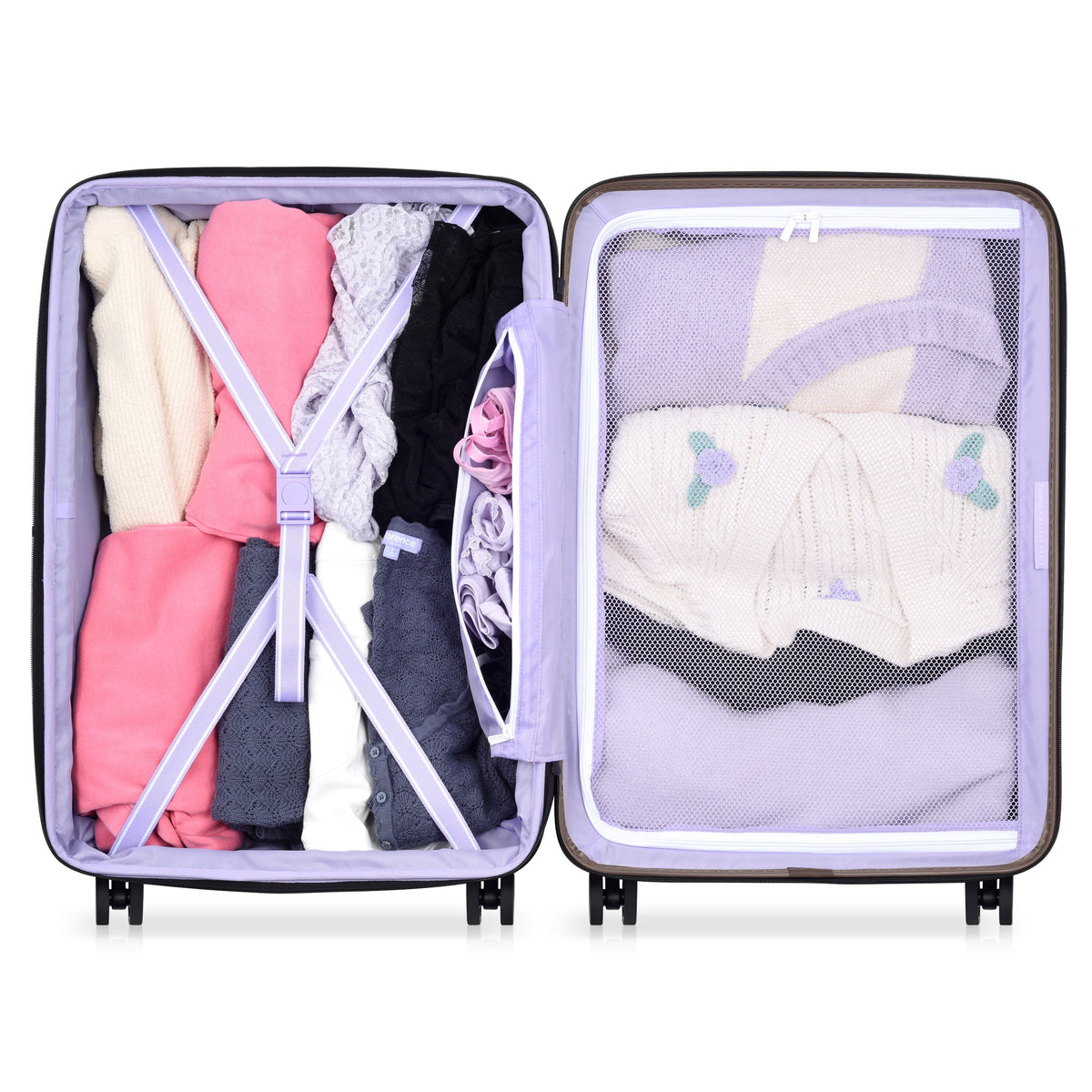CATCH FLIGHTS 27-Inch Check-In Suitcase, Chestnut - Delsey Paris