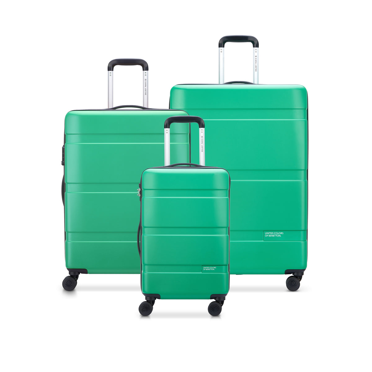 NOW HARDSIDE 3-Piece Luggage Set, Green - Delsey Paris