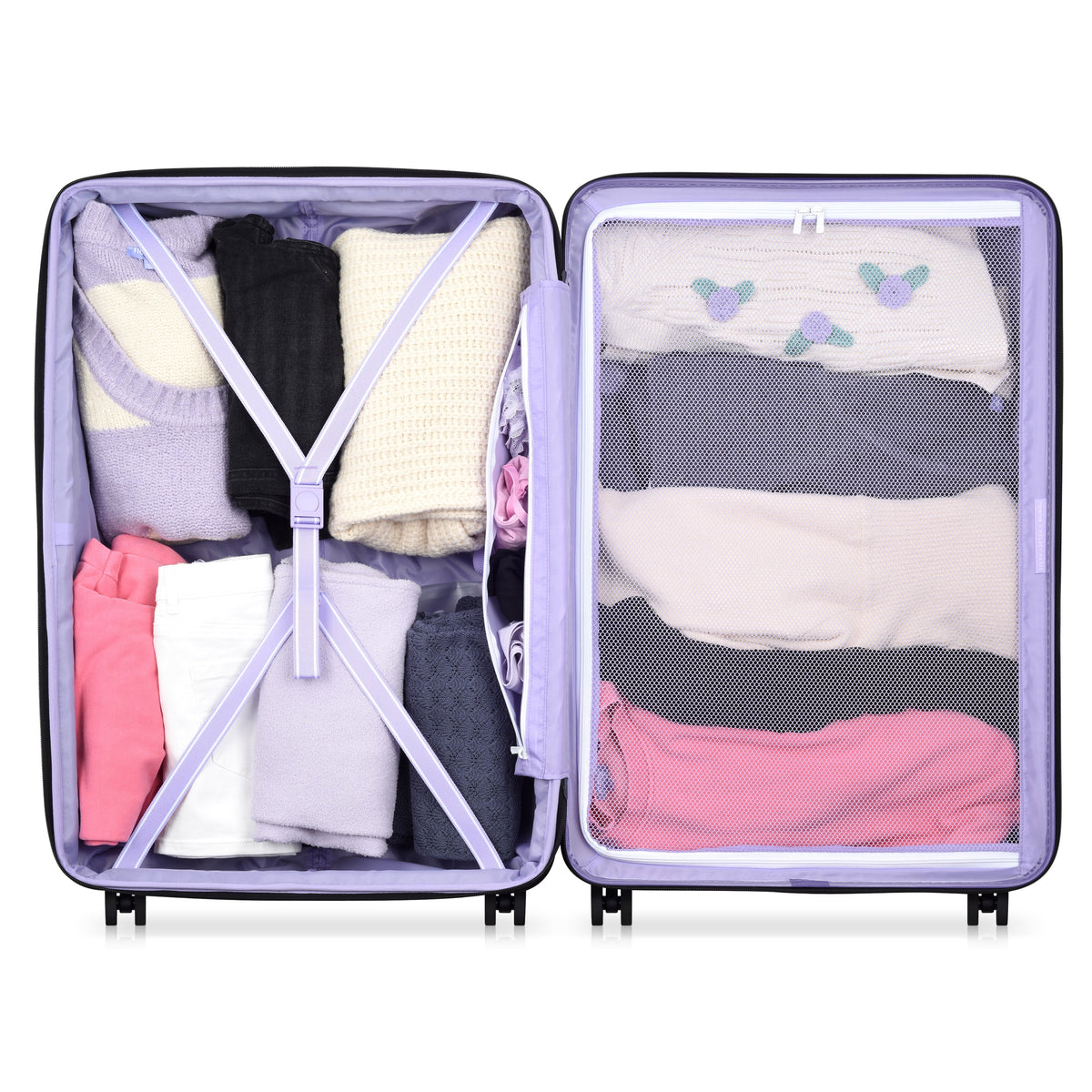 CATCH FLIGHTS 31-Inch Check-In Suitcase, Lavender - Delsey Paris