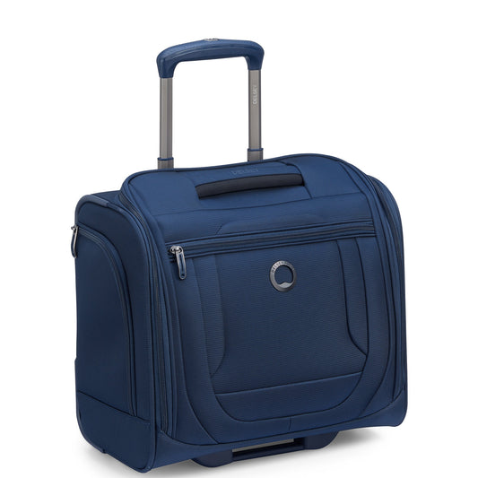 HELIUM DLX Carry-On Underseater Suitcase, Navy - Delsey Paris