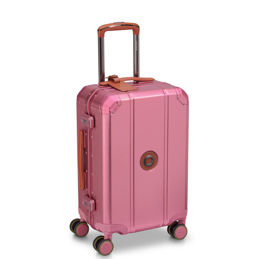 ALU'R 19-Inch Aluminum Carry-On Suitcase, Pink - Delsey Paris