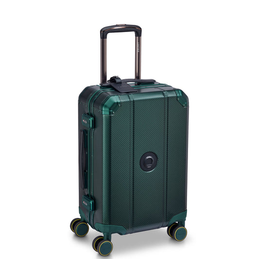 ALU'R 19-Inch Aluminum Carry-On Suitcase, Green - Delsey Paris
