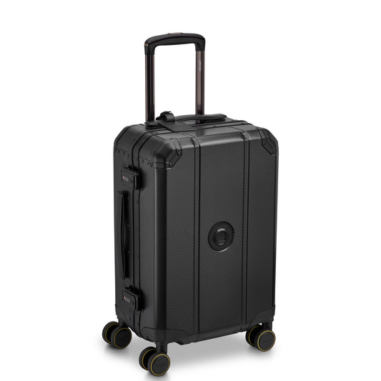 ALU'R 19-Inch Aluminum Carry-On Suitcase, Black - Delsey Paris