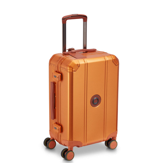 ALU'R 19-Inch Aluminum Carry-On Suitcase, Orange - Delsey Paris
