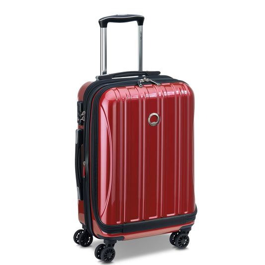 HELIUM AERO 21-Inch Front Pocket Expandable Carry-On Suitcase, Red - Delsey Paris