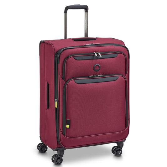 SKY MAX 3.0 27-Inch Check-In Suitcase, Burgundy - Delsey Paris