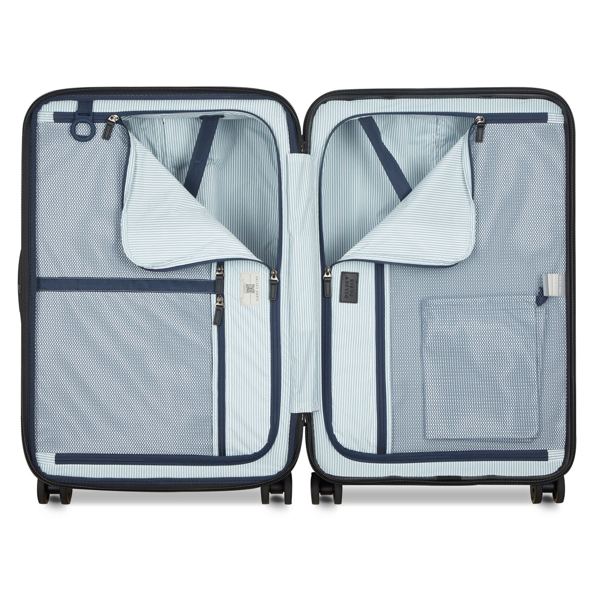 CADENCE 27-Inch Expandable Check-In Suitcase, Deep black - Delsey Paris