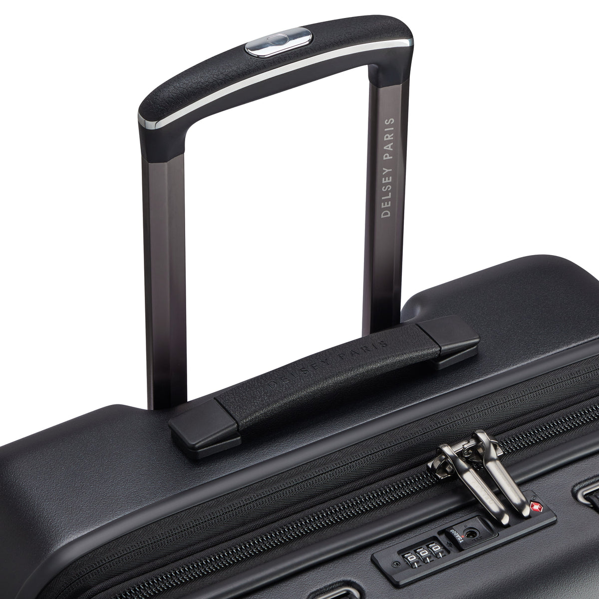 CADENCE 27-Inch Expandable Check-In Suitcase, Deep black - Delsey Paris