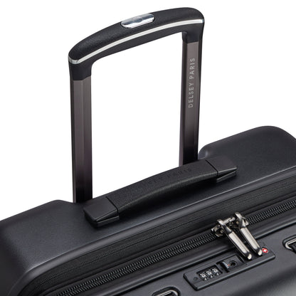 CADENCE 27-Inch Expandable Check-In Suitcase, Deep black - Delsey Paris