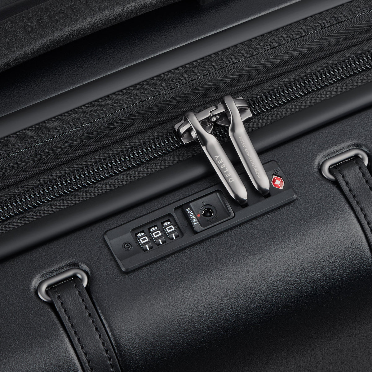 CADENCE 27-Inch Expandable Check-In Suitcase, Deep black - Delsey Paris