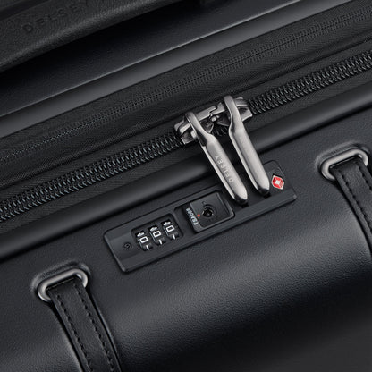 CADENCE 27-Inch Expandable Check-In Suitcase, Deep black - Delsey Paris