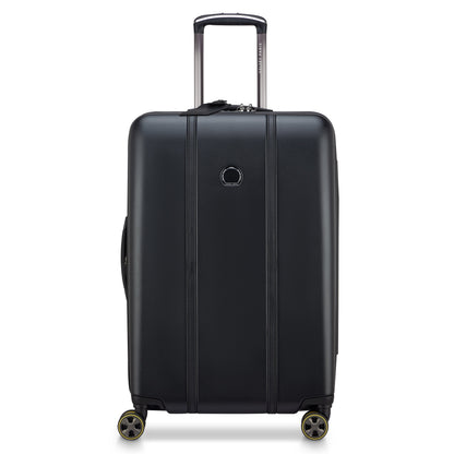 CADENCE 27-Inch Expandable Check-In Suitcase, Deep black - Delsey Paris