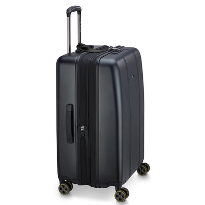 CADENCE 27-Inch Expandable Check-In Suitcase, Deep black - Delsey Paris