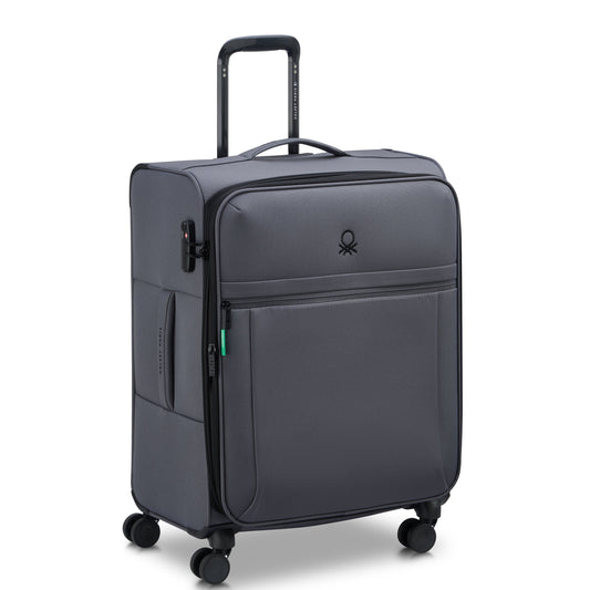 BE 26-Inch Expandable Check-In Suitcase, Anthracite - Delsey Paris