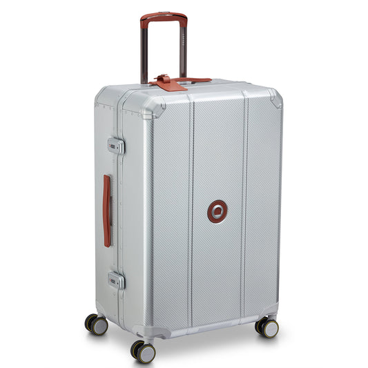 ALU'R 28-Inch Aluminum Check-In Suitcase, Silver - Delsey Paris