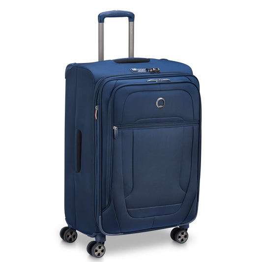 HELIUM DLX 28-Inch Expandable Check-In Suitcase, Navy - Delsey Paris