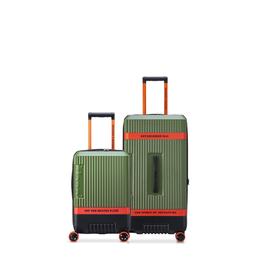 JH001A 2-Piece Luggage Set, Green - Delsey Paris