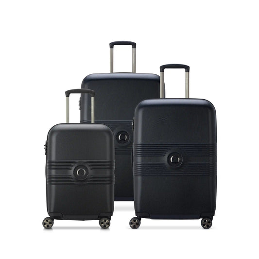 FLANERIE SE 3-Piece Luggage Set, Black - Delsey Paris