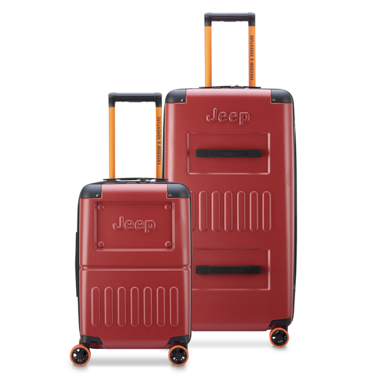 JH002B 2-Piece Luggage Set, Chilli pepper - Delsey Paris