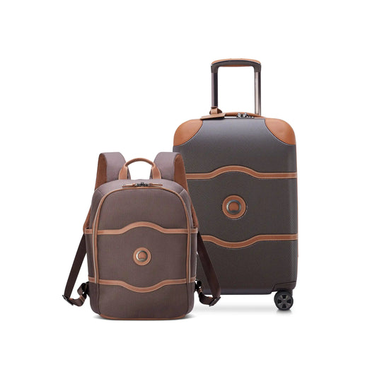 CHATELET AIR 2.0 2-Piece Luggage Set, Brown - Delsey Paris