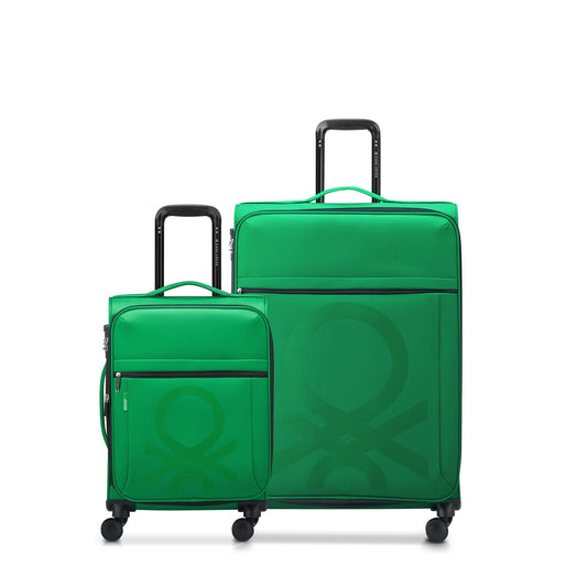 COLOR BLOCK 2-Piece Luggage Set, Green - Delsey Paris