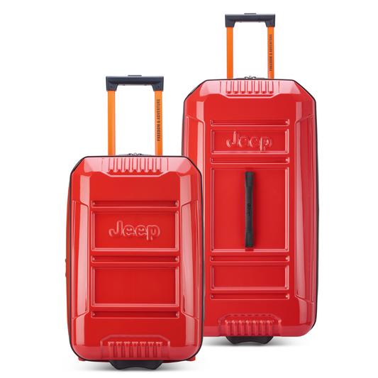 JH003B 2-Piece Luggage Set, Tomato - Delsey Paris