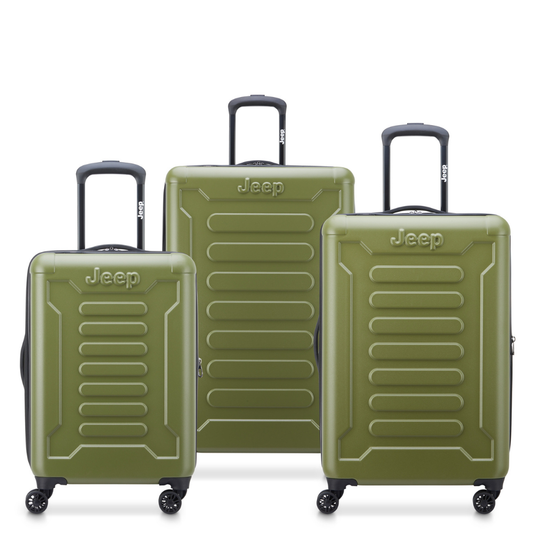 JH004C 3-Piece Luggage Set, Avocado - Delsey Paris