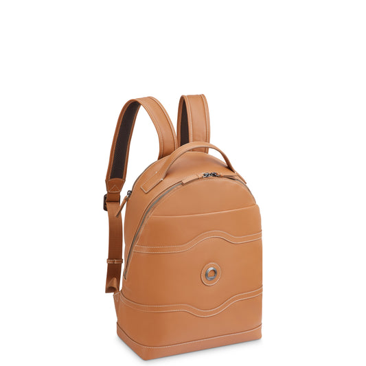 CHATELET AIR 2.0 Leather Backpack, Cognac - Delsey Paris