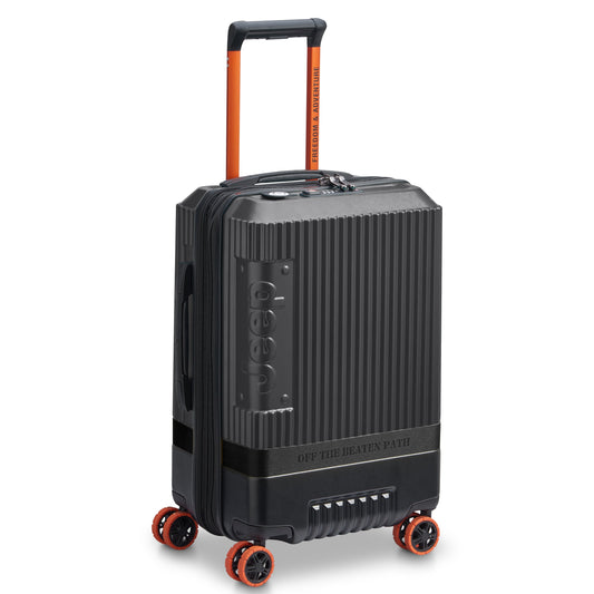 JH001A 23-Inch Expandable Carry-On Suitcase, Anthracite - Delsey Paris