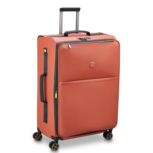 TURENNE SOFT 30-Inch Expandable Check-In Suitcase, Brick - Delsey Paris