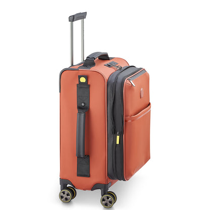 TURENNE SOFT 23-Inch Carry-On Suitcase, Brick - Delsey Paris