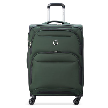 SKY MAX 2.0 27-Inch Expandable Check-In Suitcase, Green - Delsey Paris