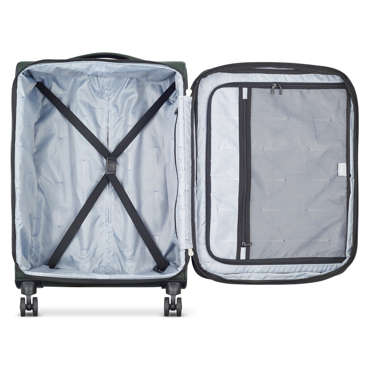 SKY MAX 2.0 27-Inch Expandable Check-In Suitcase, Green - Delsey Paris