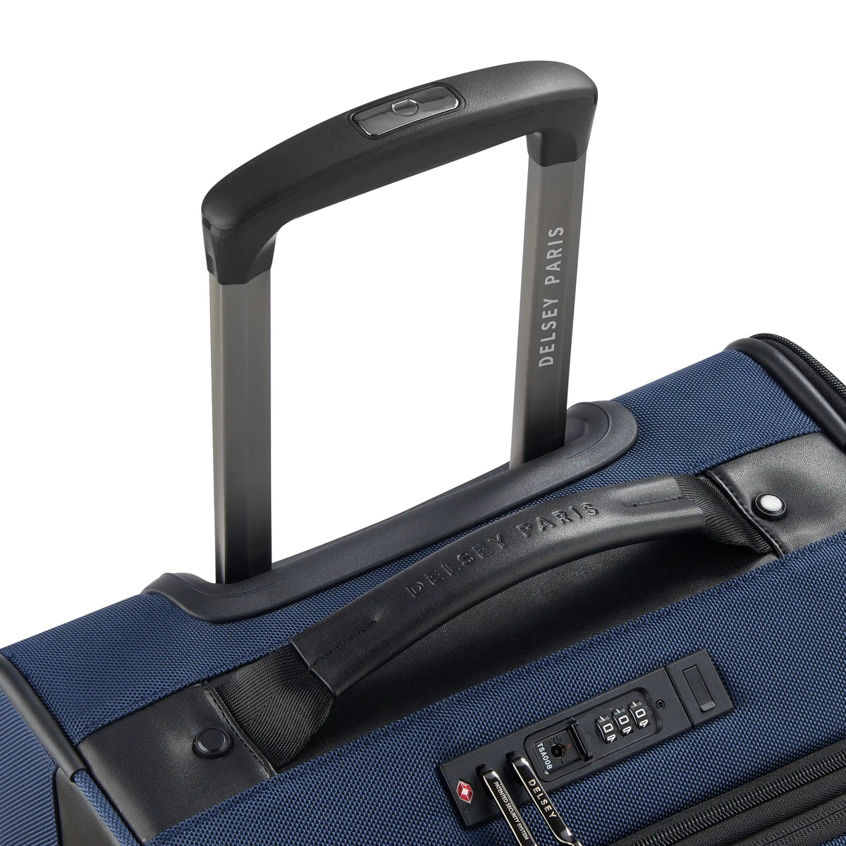 WAGRAM 23-Inch Expandable Carry-On Suitcase, Navy - Delsey Paris