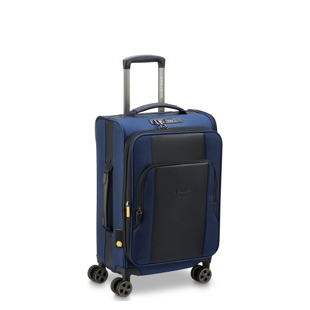 WAGRAM 23-Inch Expandable Carry-On Suitcase, Navy - Delsey Paris