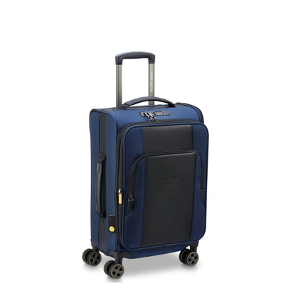 WAGRAM 23-Inch Expandable Carry-On Suitcase, Navy - Delsey Paris