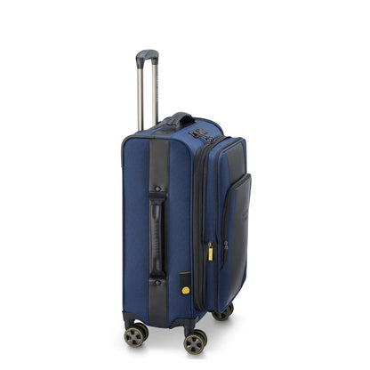 WAGRAM 23-Inch Expandable Carry-On Suitcase, Navy - Delsey Paris
