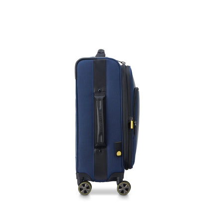 WAGRAM 23-Inch Expandable Carry-On Suitcase, Navy - Delsey Paris
