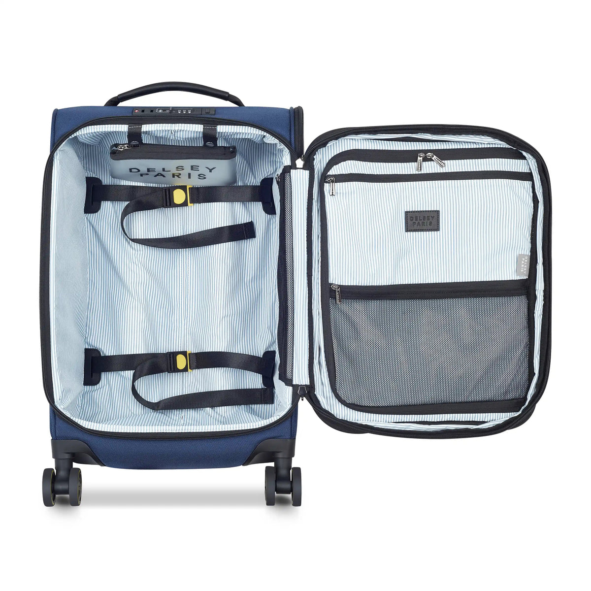 WAGRAM 23-Inch Expandable Carry-On Suitcase, Navy - Delsey Paris