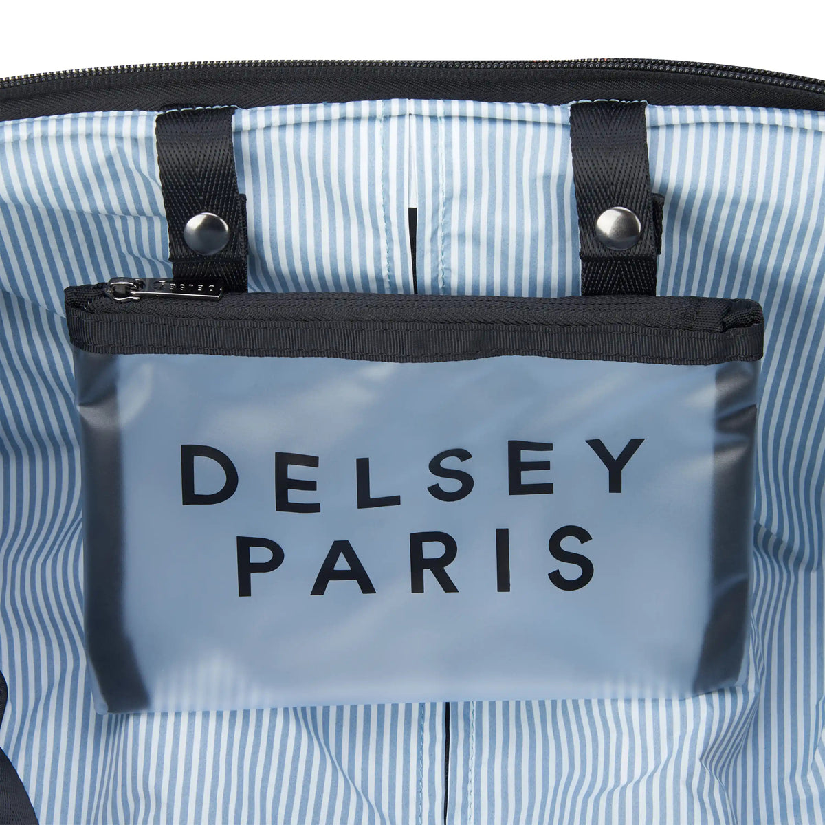 WAGRAM 23-Inch Expandable Carry-On Suitcase, Navy - Delsey Paris