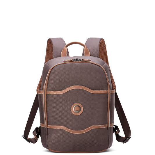CHATELET AIR 2.0 14-Inch Laptop Backpack, Brown - Delsey Paris