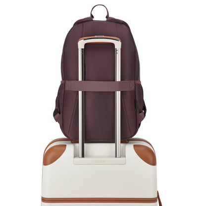 SUNNY 15.6-Inch Laptop Backpack, Cocoa powder - Delsey Paris