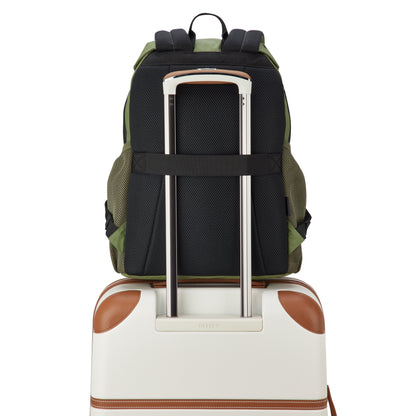 JULIAN 15.6-Inch Laptop Backpack, Olive green - Delsey Paris