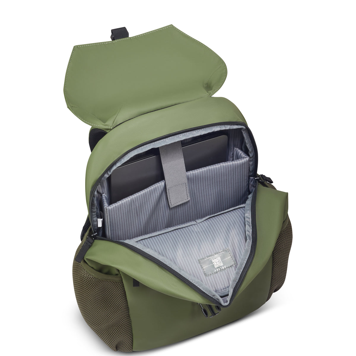 JULIAN 15.6-Inch Laptop Backpack, Olive green - Delsey Paris