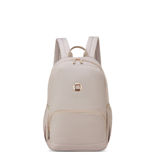 SUNNY 15.6-Inch Laptop Backpack, Beige - Delsey Paris