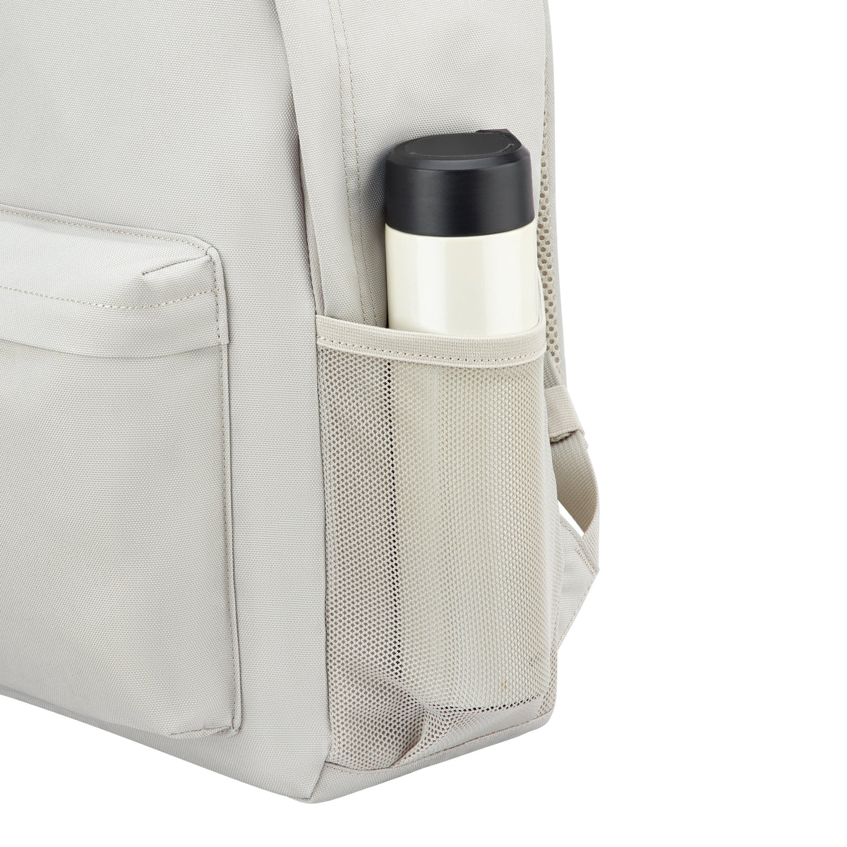 DYLAN 15.6-Inch Laptop Backpack, Pearl grey - Delsey Paris
