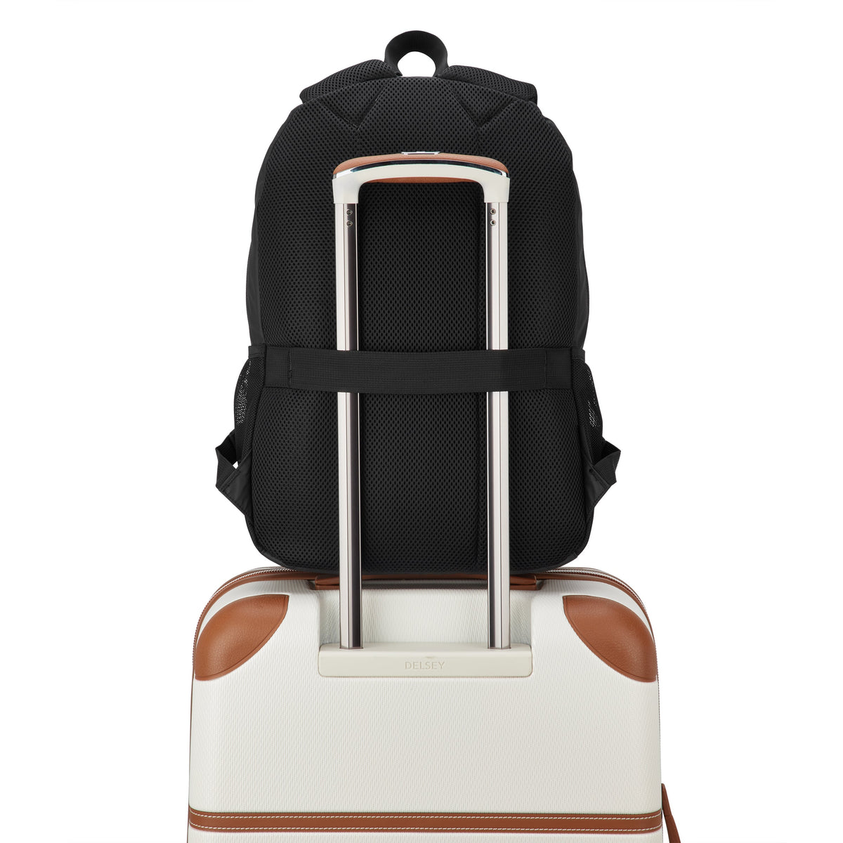 KEVIN 15.6-Inch Laptop Backpack, Black - Delsey Paris