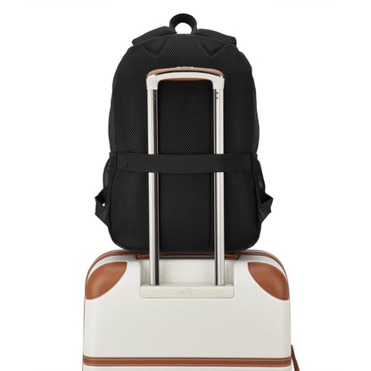 KEVIN 15.6-Inch Laptop Backpack, Black - Delsey Paris